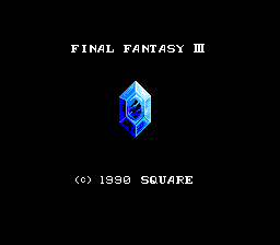 FINAL FANTASY III  - (c)1990 SQUARE - 